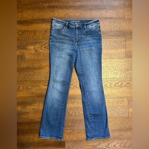 Lands’ End Mid Rise Bootcut Denim Jean